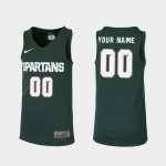 Youth Custom Michigan State Spartans #00 Nike NCAA Green Authentic College Stitched Basketball Jersey JP50Z83NS